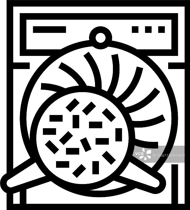 扭曲的茶线图标图片素材