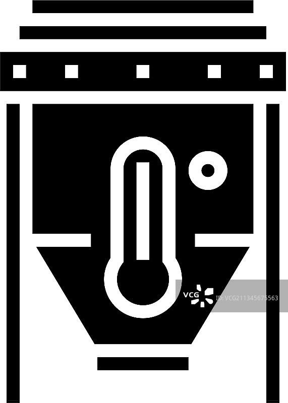 玻璃生产用加热砂机字形图片素材