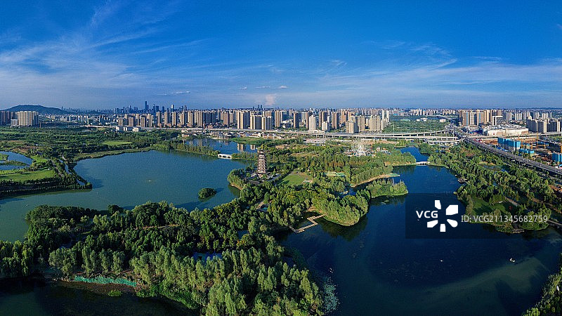 洋湖湿地公园图片素材