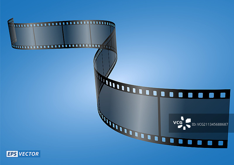 逼真的电影场记板隔离或电影图片素材