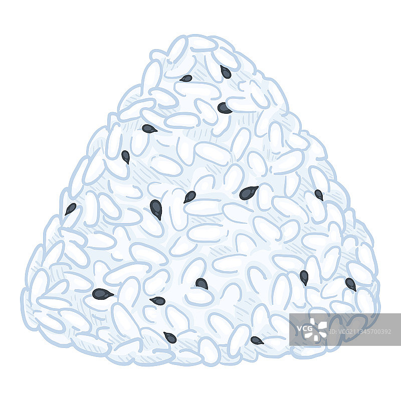 卡通日式饭团图片素材