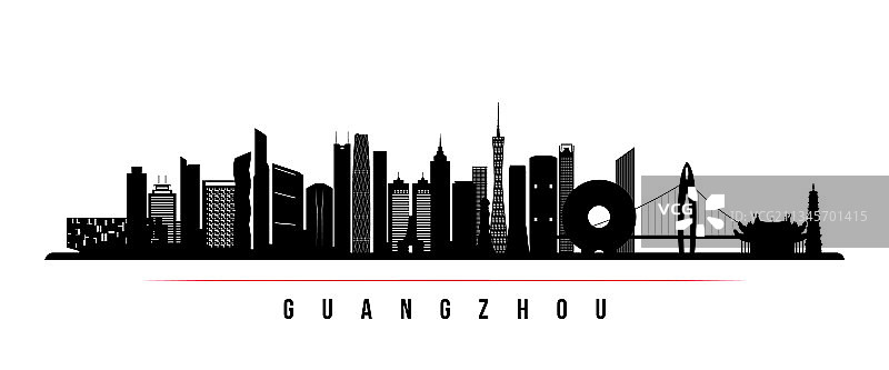 广州天际线banner图片素材