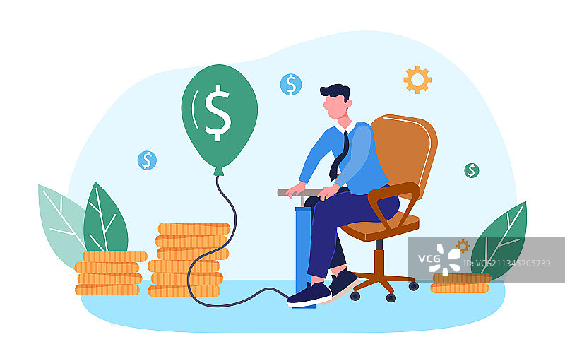 投资泡沫概念图片素材