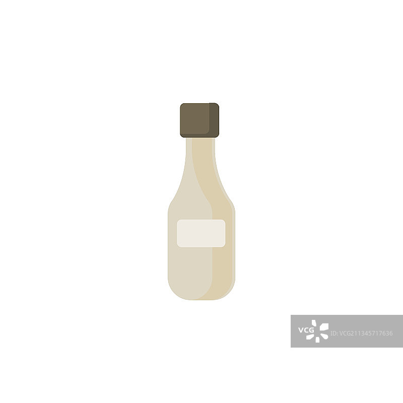 奶瓶剪贴画：简易分离的奶瓶图片素材