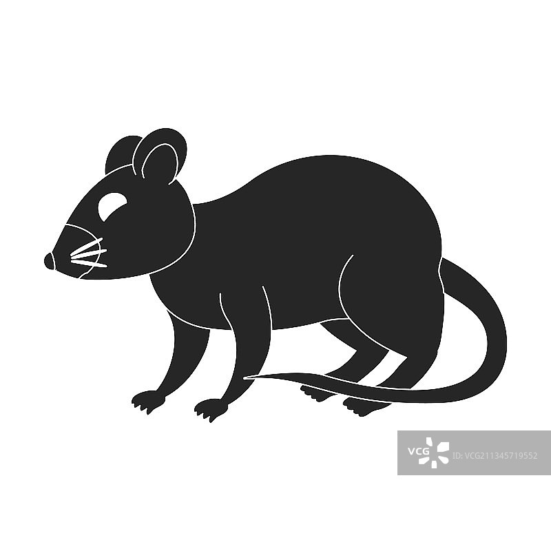 黑色鼠标图标图片素材