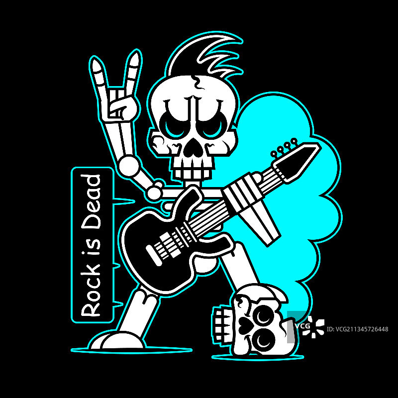 黑色背景上的人体骨骼姿势图片素材