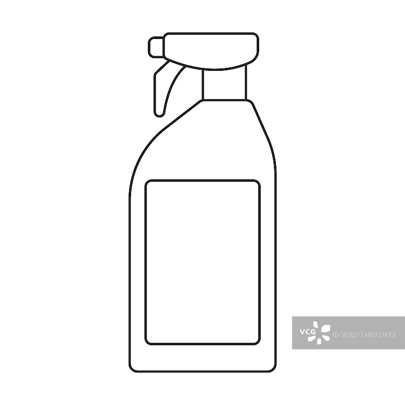 洗衣液轮廓图标图片素材