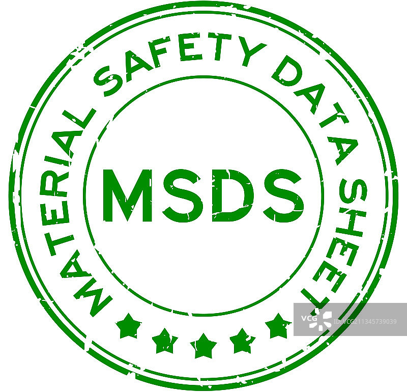 绿色MSDS材料安全图片素材