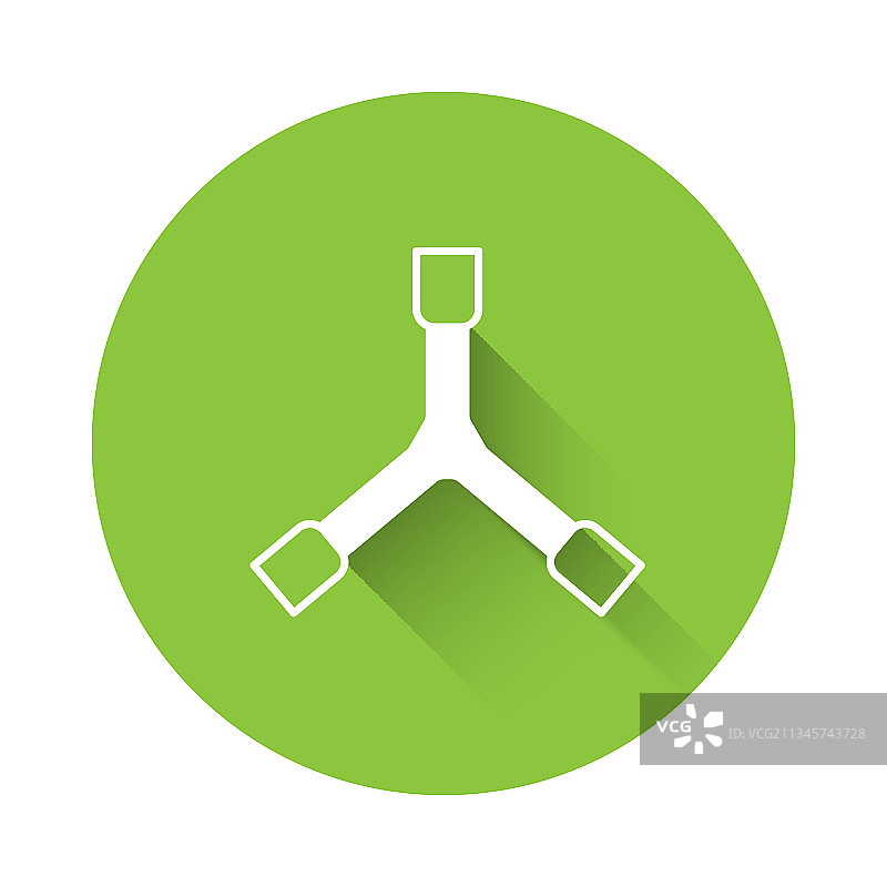 白色滑板Y形工具图标图片素材