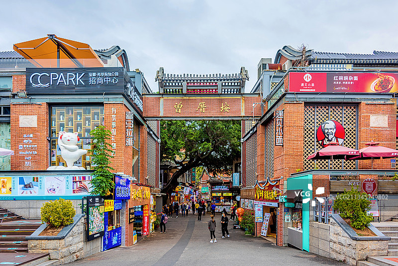 中国福建厦门曾厝垵文创村图片素材