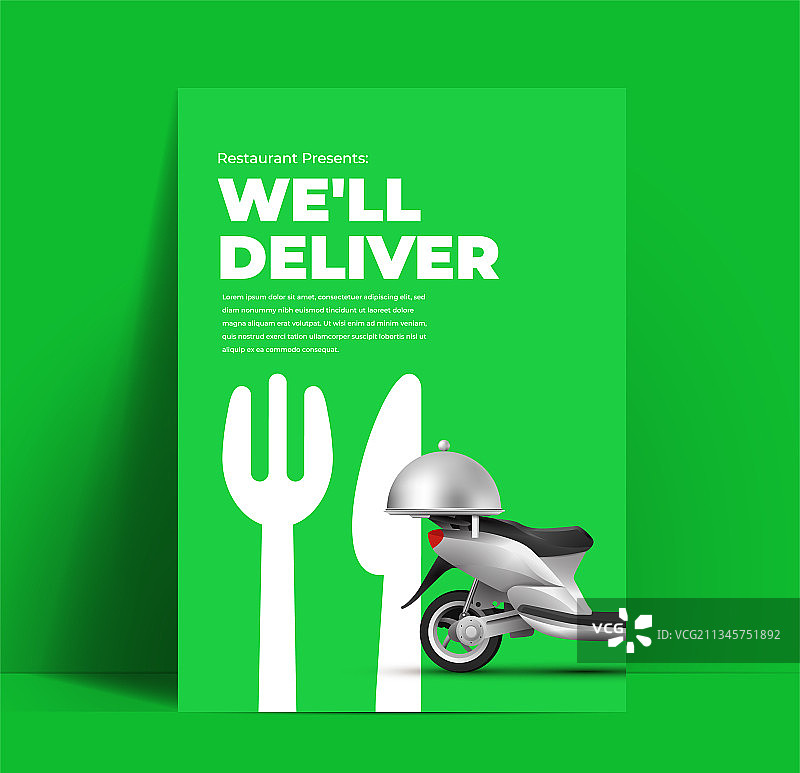 食品配送banner、宣传单、海报设计图片素材