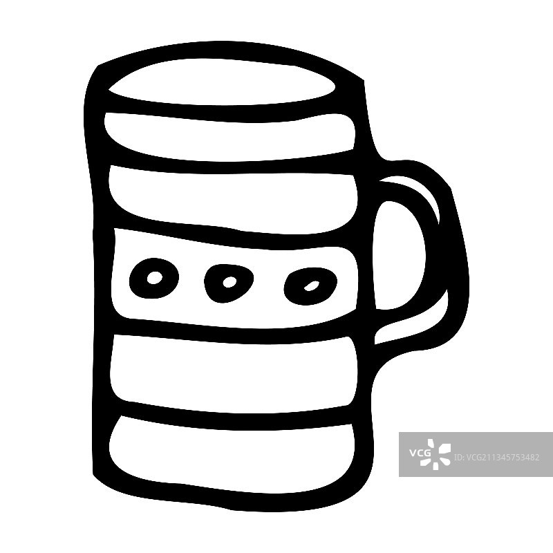 带装饰的茶杯图标马克杯图片素材