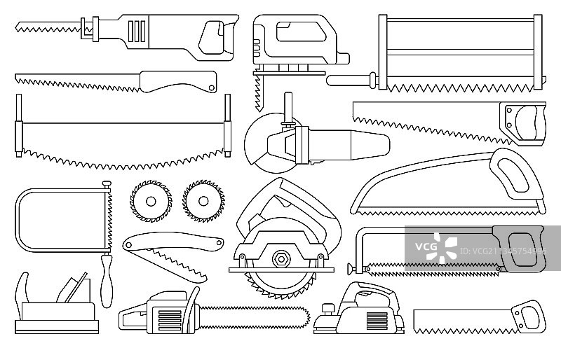 锯片轮廓图标图片素材