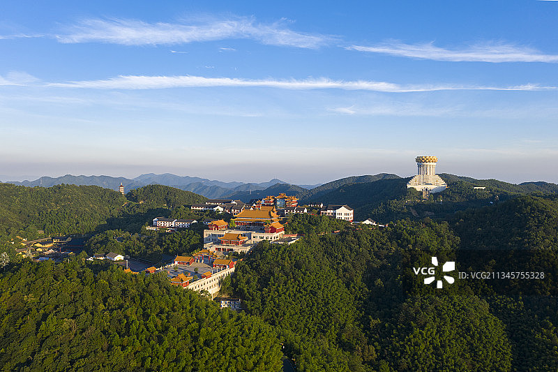 浙江绍兴大香林景区龙华寺兜率天宫图片素材