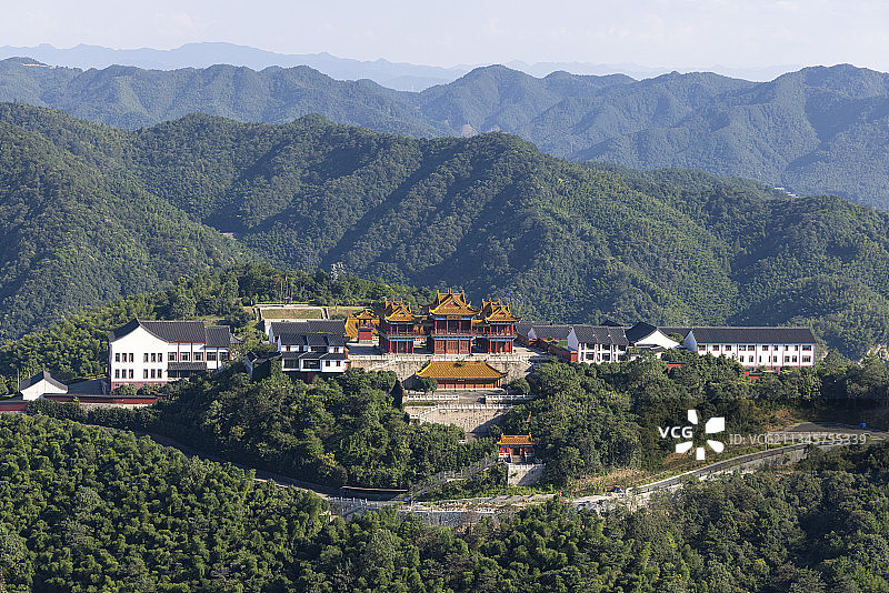 浙江绍兴大香林景区龙华寺兜率天宫图片素材