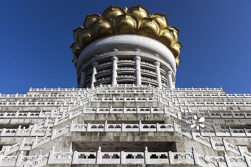 浙江绍兴大香林景区龙华寺兜率天宫图片素材