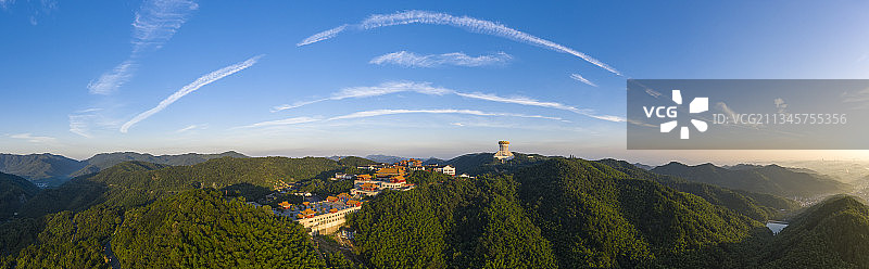浙江绍兴大香林景区龙华寺兜率天宫图片素材