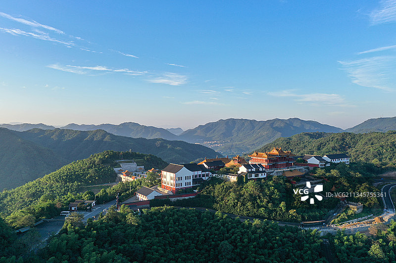 浙江绍兴大香林景区龙华寺兜率天宫图片素材