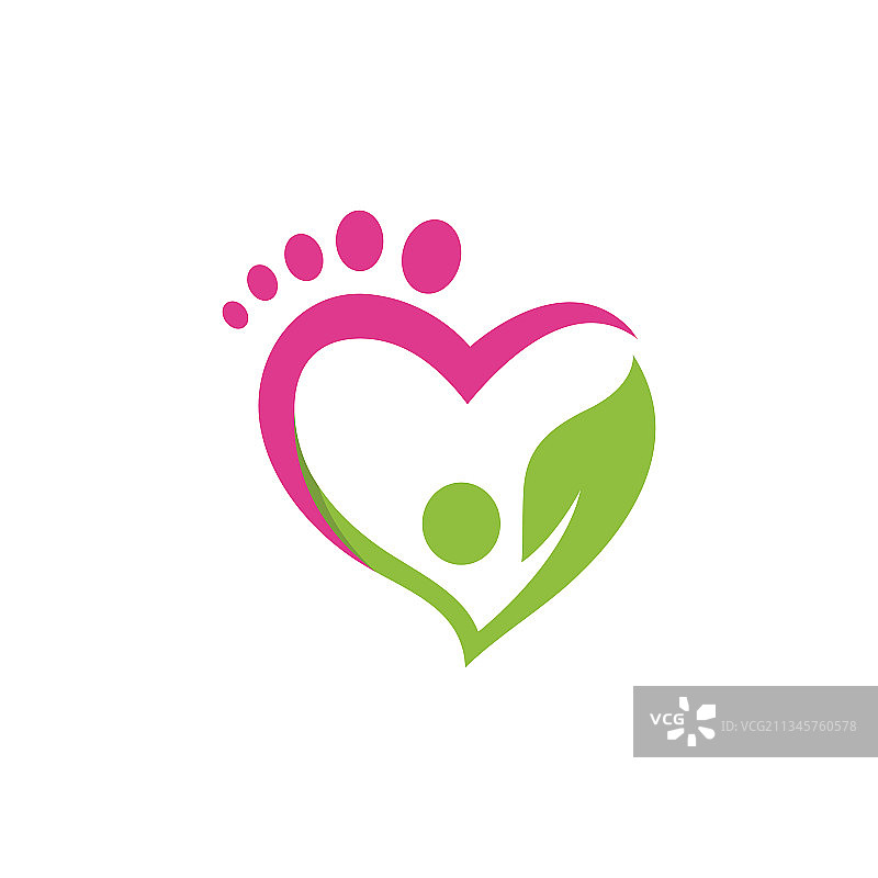 足部护理标志图标模板图片素材