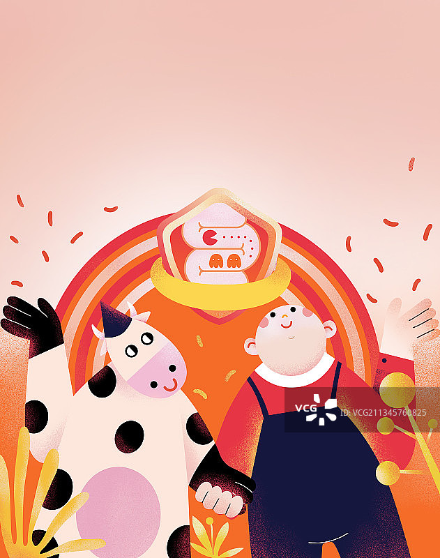 奶牛和成长2图片素材