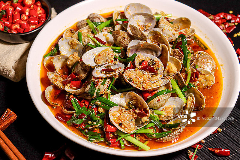 炒花甲图片素材