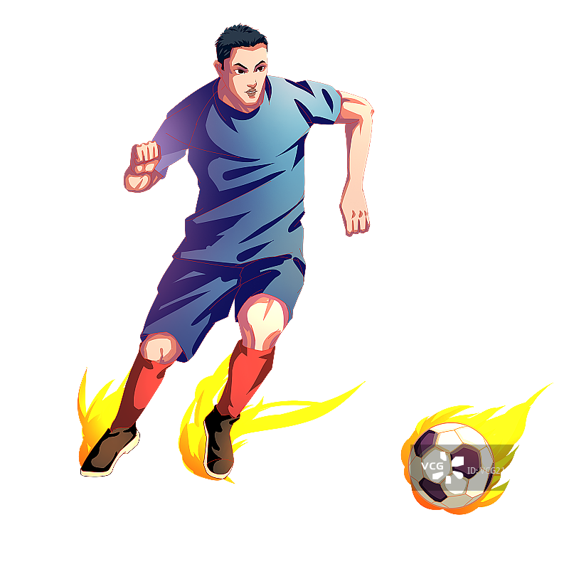 踢足球图片素材