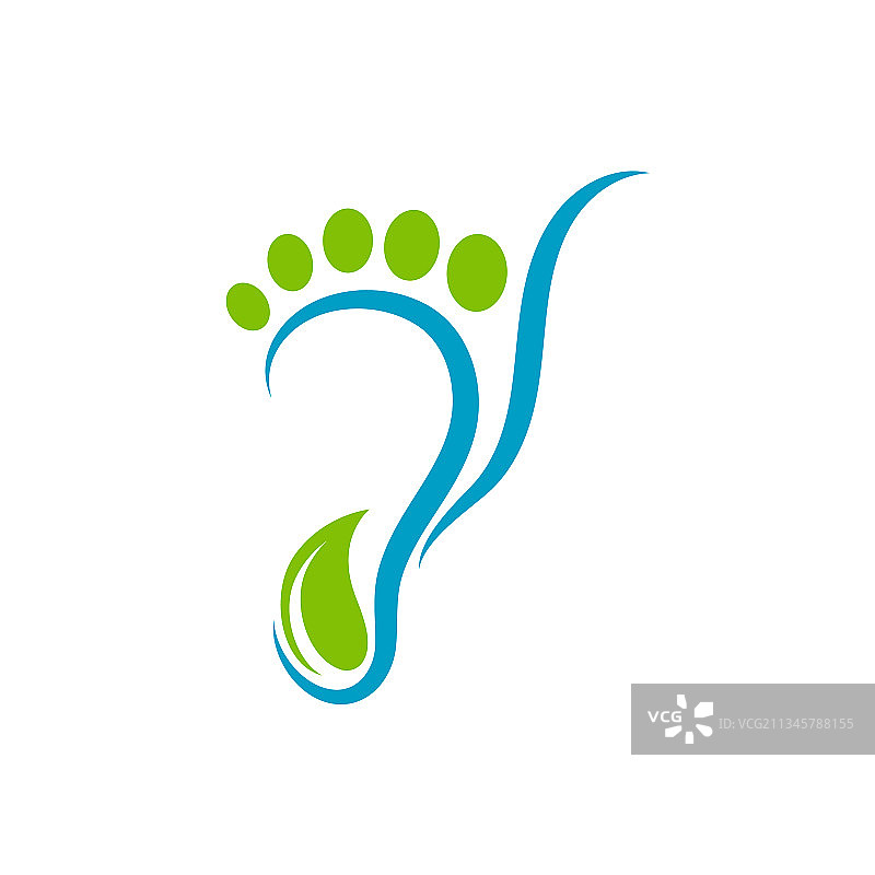 足部护理标志图标模板图片素材