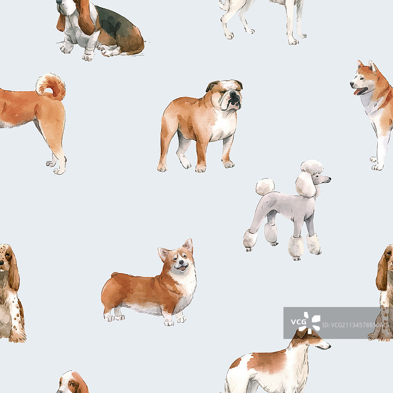 可爱的精美无缝图案图片素材