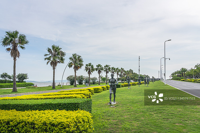 厦门环岛路观光大道环岛东路观光旅游大道图片素材