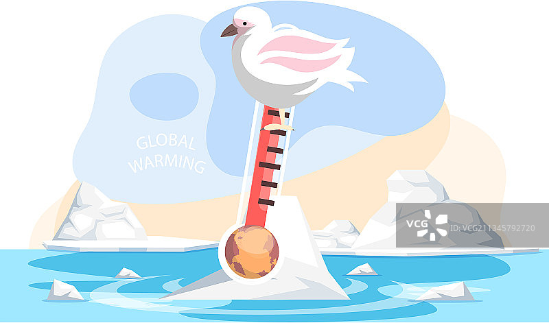 水温升高全球变暖图片素材