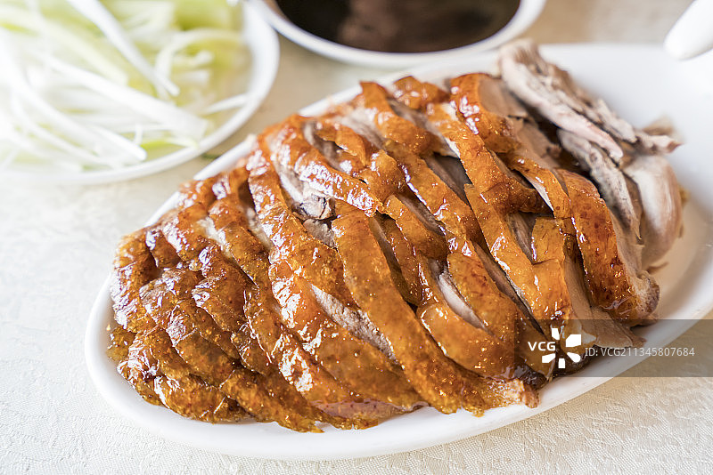 北京烤鸭特写图片素材