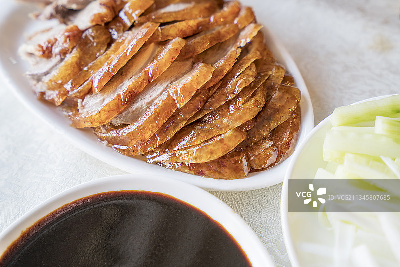 北京烤鸭特写图片素材