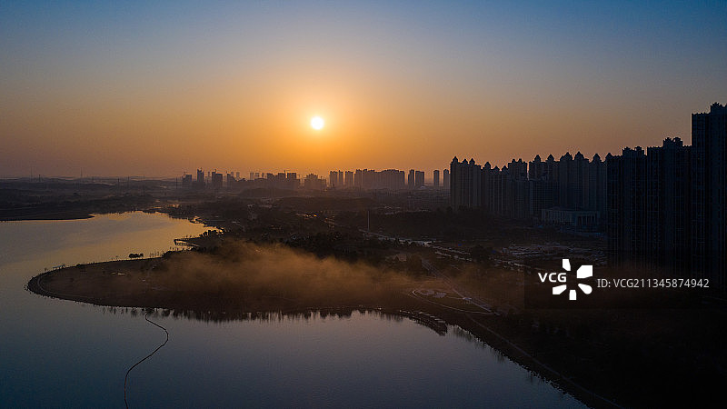 湖南长沙县星沙松雅湖万科中天地块图片素材