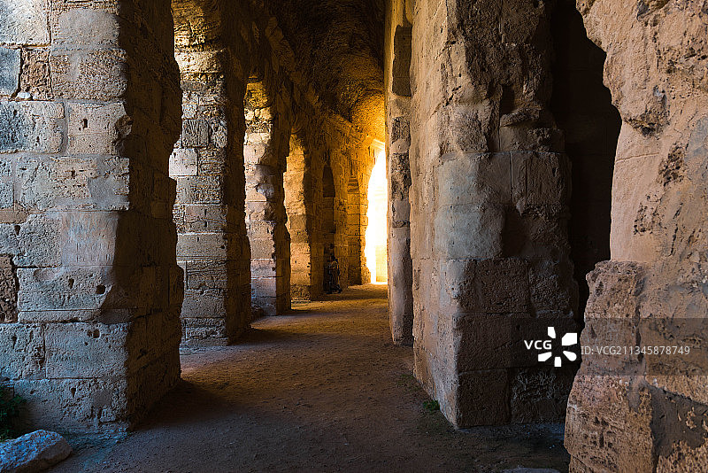 突尼斯 杰姆 斗兽场图片素材