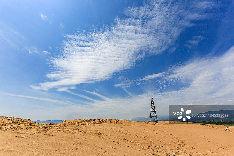 河北天漠沙漠风景图片素材