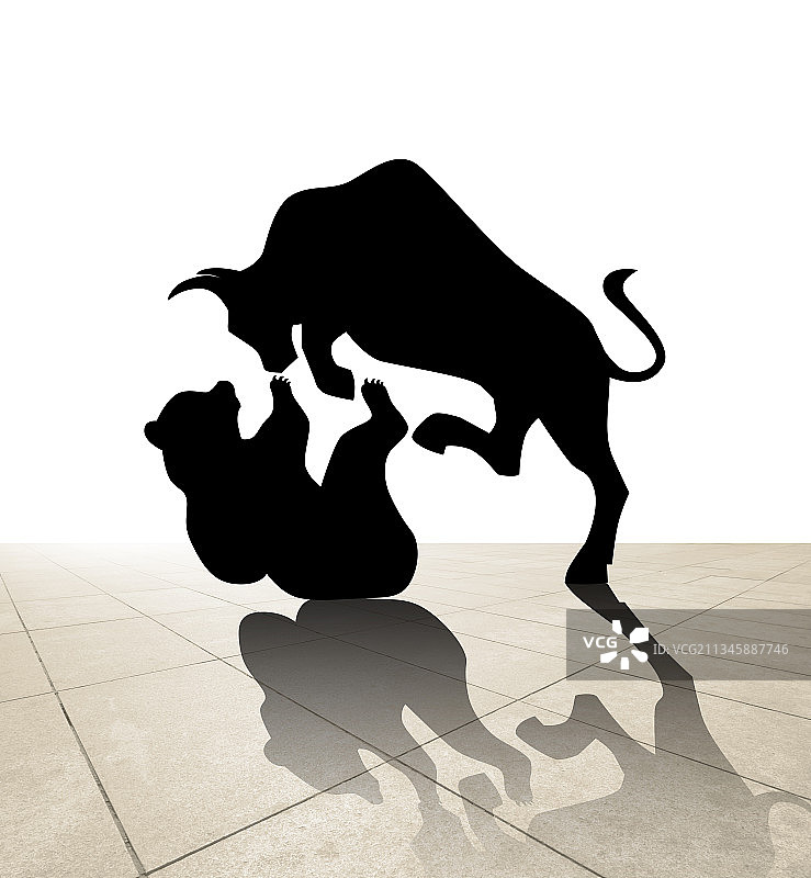 牛市VS熊市图片素材