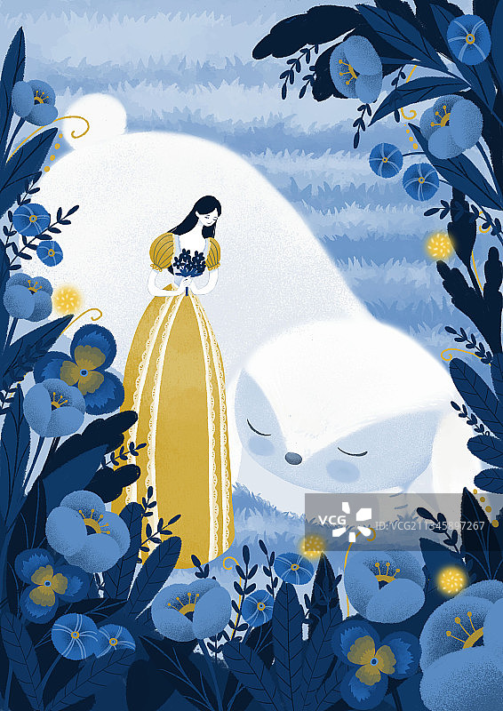 梦与少女图片素材