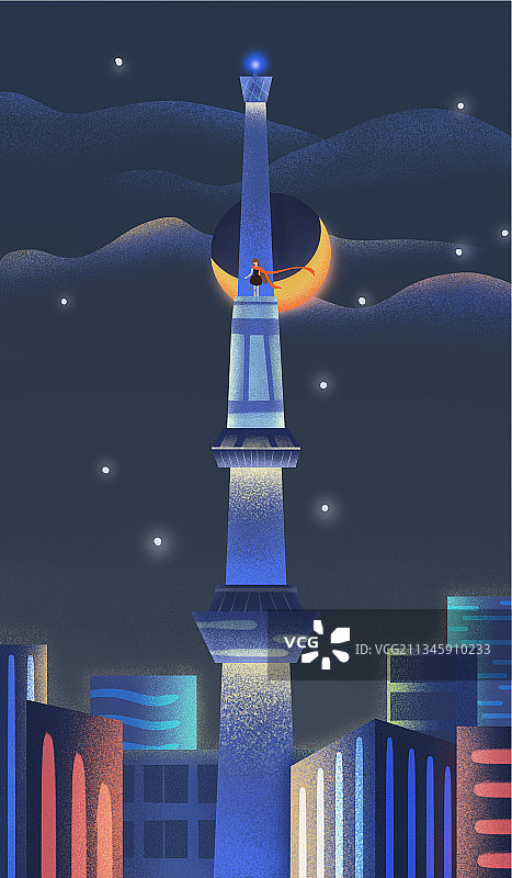 夜空中的星图片素材