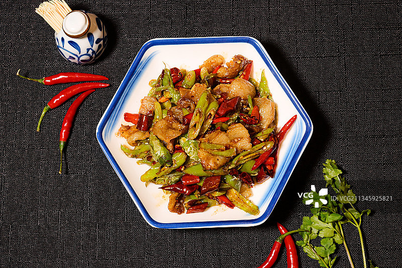 小炒肉图片素材