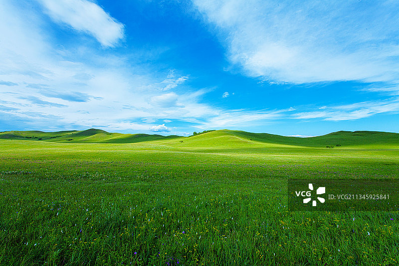 内蒙古大草原图片素材