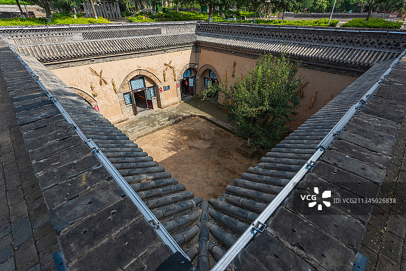 亚洲中国河南省三门峡市陕州地坑院民居图片素材