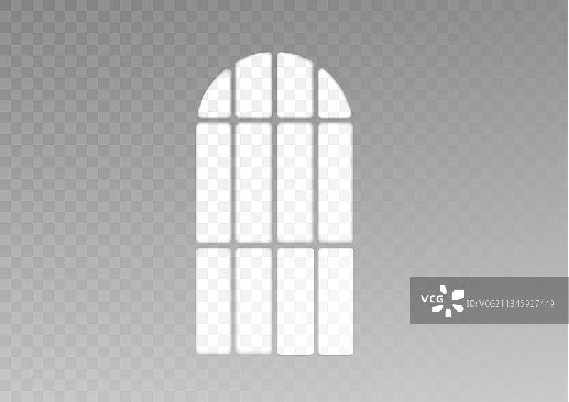 透明叠加窗口和百叶窗阴影图片素材