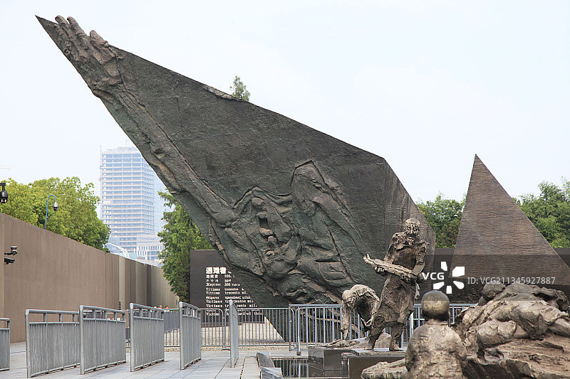 侵华日军南京大屠杀死难同胞丛葬地江东门丛葬地图片素材