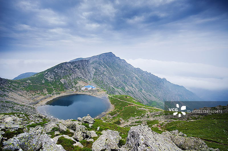 太白山大爷海 秦岭明珠图片素材