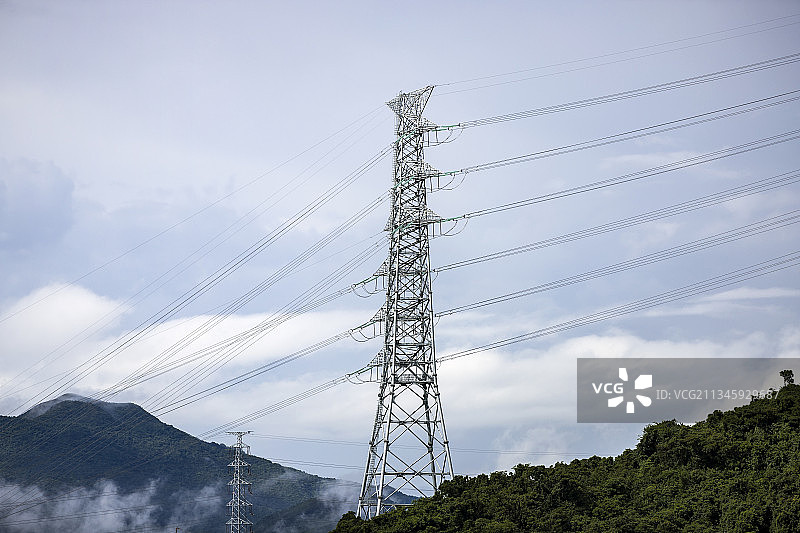 电网输电塔图片素材