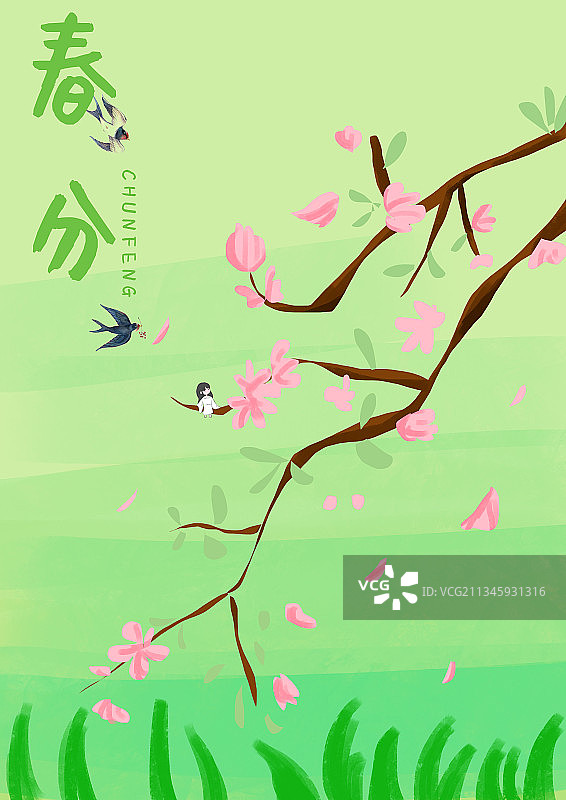 24节气，春天图片素材