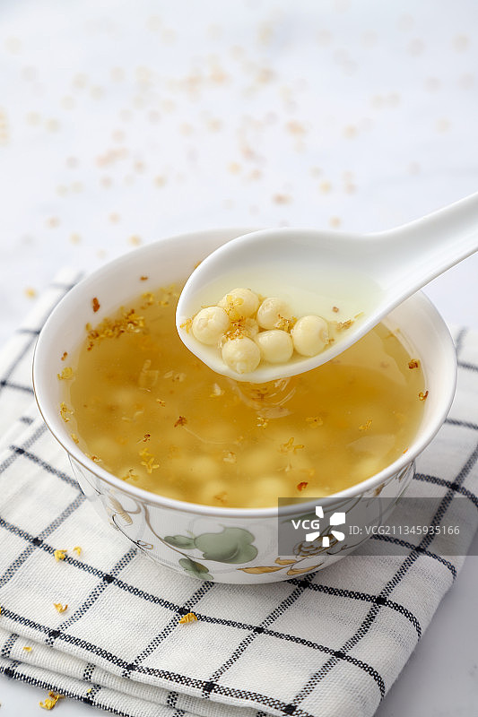 桂花鸡头米图片素材