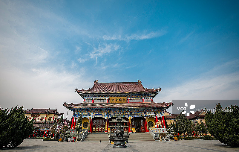 德州海岛金山寺景区图片素材