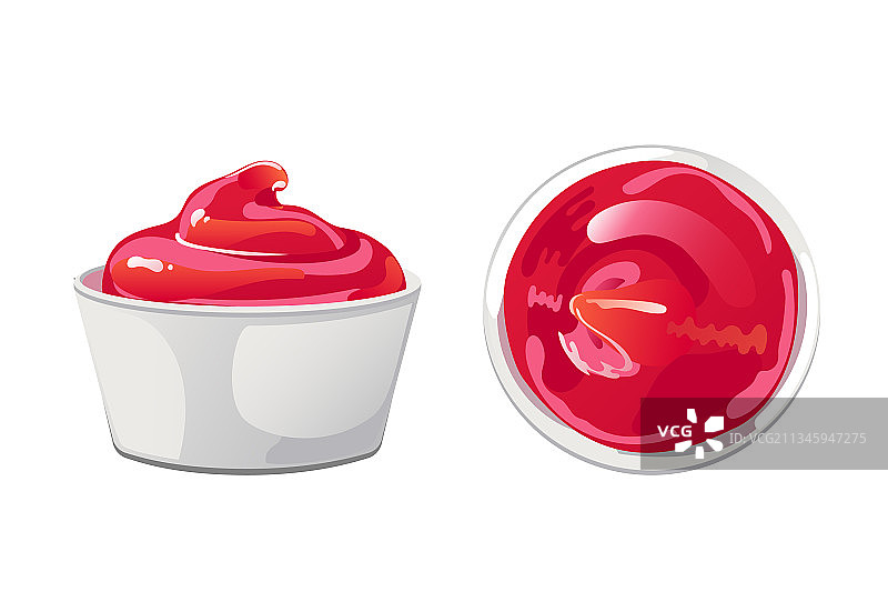 碗里的番茄酱图片素材