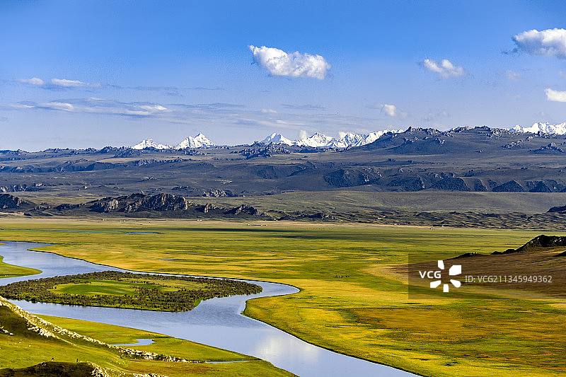 巴音布鲁克草原开都河图片素材